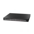 Коммутатор Edge-corE ECS4510-52T 48 x GE + 2 x 10G SFP+ ports + 1 x expansion slot (for dual 10G SFP+ ports) L2+ Stackable Switch, w/ 1 x RJ45 console port, 1 x USB type A storage port, RPU connector, Stack up to 4 units