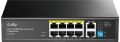 Коммутатор неуправляемый  PoE+ Cudy FS1010P, 10х10/100 Мбит/с (6хPoE+2хPoE+), 120 Вт, 30 Вт на порт