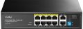 Коммутатор неуправляемый с PoE, Cudy GS1010P, 8x10/100/1000 Мбит/с PoE+, 2x10/100/1000 Мбит/смет. корпус