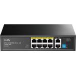 Коммутатор неуправляемый  PoE+ Cudy FS1010P, 10х10/100 Мбит/с (6хPoE+2хPoE+), 120 Вт, 30 Вт на порт