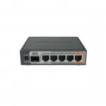 Коммутатор MIKROTIK hEX S RB760iGS  5*10/100/1000 LAN, 1*PoE, 1*SFP