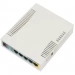 Беспроводной маршрутизатор MIKROTIK RB951Ui-2HnD, 802.11b/g/n, 5*10/100 LAN, USB, PoE