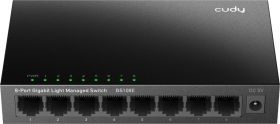 Коммутатор Light Managed Cudy GS108E, 8x10/100/1000 Мбит/с, мет. корпус