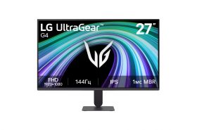 Монитор LG 27" 27G414B-B, 1920x1080, IPS, 144Hz, HDMI+DP+MM, регулировка, черный