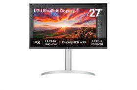Монитор LG 27" 27UP850K-W, 3840x2160, IPS, 60Hz, HDMIx2+DP+USB-C, pivot, silver