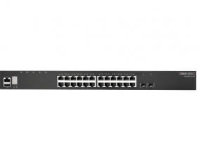 Коммутатор Edge-corE ECS4510-28T 24 x GE + 2 x 10G SFP+ ports + 1 x expansion slot (for dual 10G SFP+ ports) L2+ Stackable Switch, w/ 1 x RJ45 console port, 1 x USB type A storage port, RPU connector