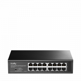 Коммутатор Light Managed Cudy GS1016E, 16x10/100/1000 Мбит/с