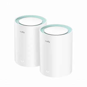 Система Mesh Cudy M1500(2-Pack) Wi-Fi 6 AX1500, 3 LAN 10/100/1000 Мбит/с.