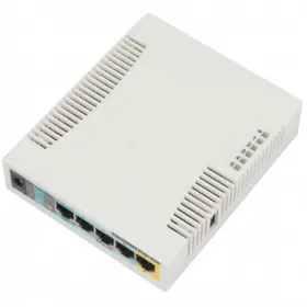Беспроводной маршрутизатор MIKROTIK RB951Ui-2HnD, 802.11b/g/n, 5*10/100 LAN, USB, PoE