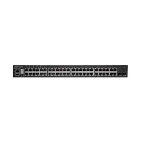 Коммутатор Edge-corE ECS4510-52T 48 x GE + 2 x 10G SFP+ ports + 1 x expansion slot (for dual 10G SFP+ ports) L2+ Stackable Switch, w/ 1 x RJ45 console port, 1 x USB type A storage port, RPU connector, Stack up to 4 units