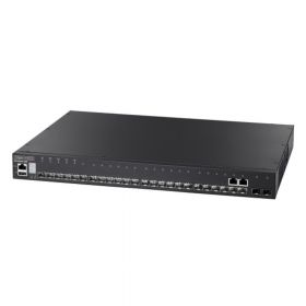 Коммутатор Edge-corE 24 x GE + 2 x 10G SFP+ ports + 1 x expansion slot (for dual 10G SFP+ ports) L3 Stackable Switch, w/ 1 x RJ45 console port, 1 x USB type A storage port, RPU connector