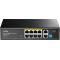 Коммутатор неуправляемый  PoE+ Cudy FS1010P, 10х10/100 Мбит/с (6хPoE+2хPoE+), 120 Вт, 30 Вт на порт